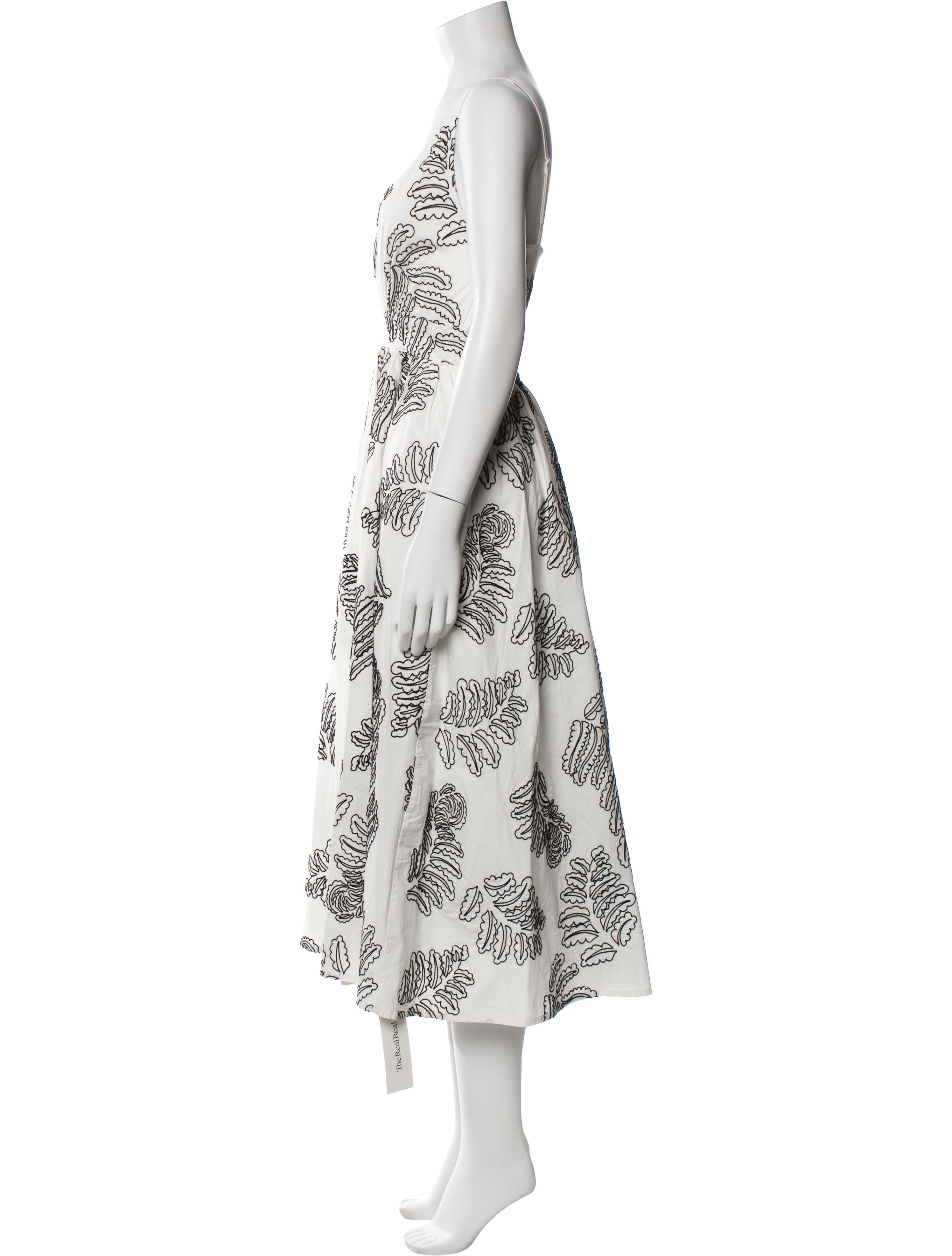 Solid & Striped Printed Long Dress